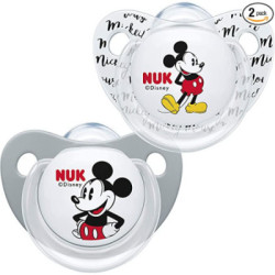 Chupete Silicona Nuk Space Mickey 0 - 6 Meses 2 Uds.