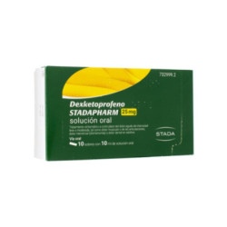 Dexketoprofeno stadapharm efg 25 mg 10 sobres solucion oral 10 ml
