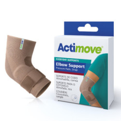 Actimove️ Codera Elástica Con Almohadilla Y Banda, Color Beige, Talla L