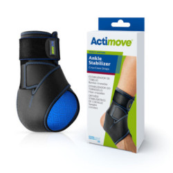 Actimove️ Tobillera Estabilizadora Con Bandas Cruzadas, Color Negro, Talla Universal