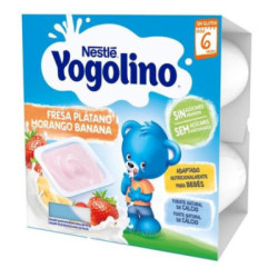 Nestle Yogolino Fresa Y Platano 4 X 100Gr