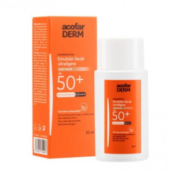 Acofarderm Spf 50+ Emulsion Fluida Facial Color 50 Ml