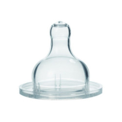 Suavinex Tetina De Silicona Boca Ancha Papilla +4M