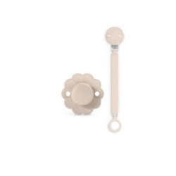 Broche Pinza Rosa Suav Vintage