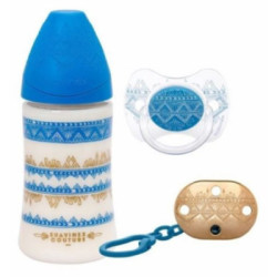Suavinex Pack Bib 270Ml.+Broche+Chupete