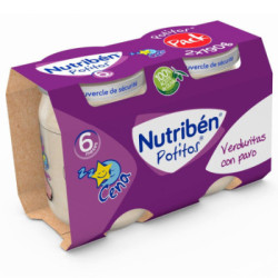 Nutriben Tarrito Cena Crema Verdura Con Pavo Juni