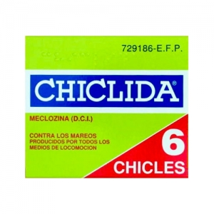CHICLIDA 25 MG 6 CHICLES