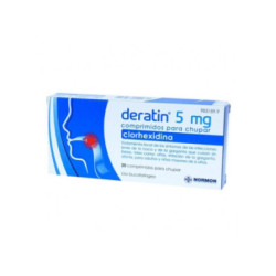 Deratin 5 mg 20 comprimidos para chupar