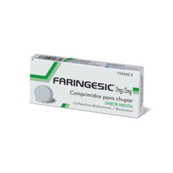 Faringesic 5 mg/5 mg 20 comprimidos para chupar (sabor menta)