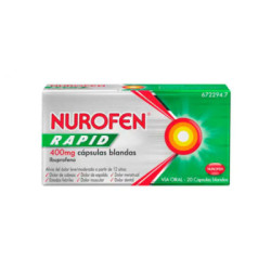 Nurofen rapid 400 mg 20 capsulas blandas